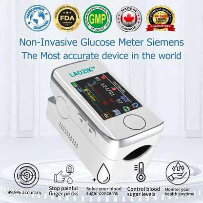 [Măsurare de nivel expert] - Monitor de glucoză neinvaziv avansat LaoziK™ - Precizie de 99,9% + Cadou exclusiv ✅Aprobat de TGA
