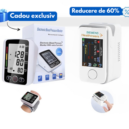 Glucometru multifuncțional + Tensiometru electronic – CUMPĂRĂ 1 ȘI PRIMEȘTI ALTUL GRATUIT