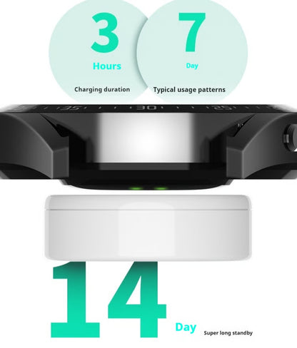 🔥🔥HW GT5 Pro Painless Blood Glucose ALL DAY Real-Time Monitoring Smart Bluetooth Watch