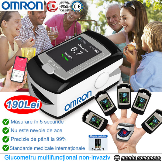 Glucometru neinvaziv Omron (măsurare în 5 secunde/precizie de 99%)