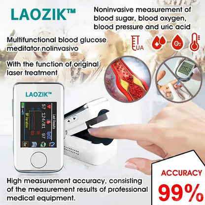[Măsurare de nivel expert] - Monitor de glucoză neinvaziv avansat LaoziK™ - Precizie de 99,9% + Cadou exclusiv ✅Aprobat de TGA
